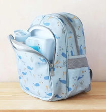 Load image into Gallery viewer, Backpack with insulated compartment: Ocean
