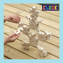 Load image into Gallery viewer, Wooden Construction Set - 100 Pieces Basic