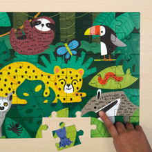 Load image into Gallery viewer, Fuzzy puzzle - rainforest