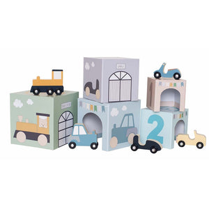 Stacking cubes vehicles 1-5