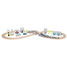 Load image into Gallery viewer, Wooden train set

