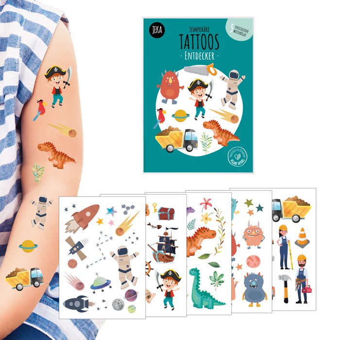 Children's tattoo set explorer