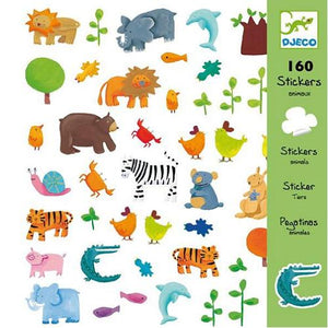 160 Stickers - animals