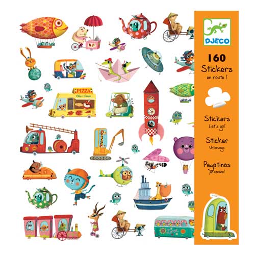 160 Stickers - let's go