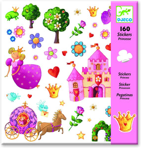 160 Stickers - princess