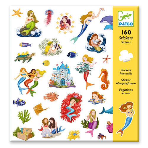 160 Stickers - mermaids