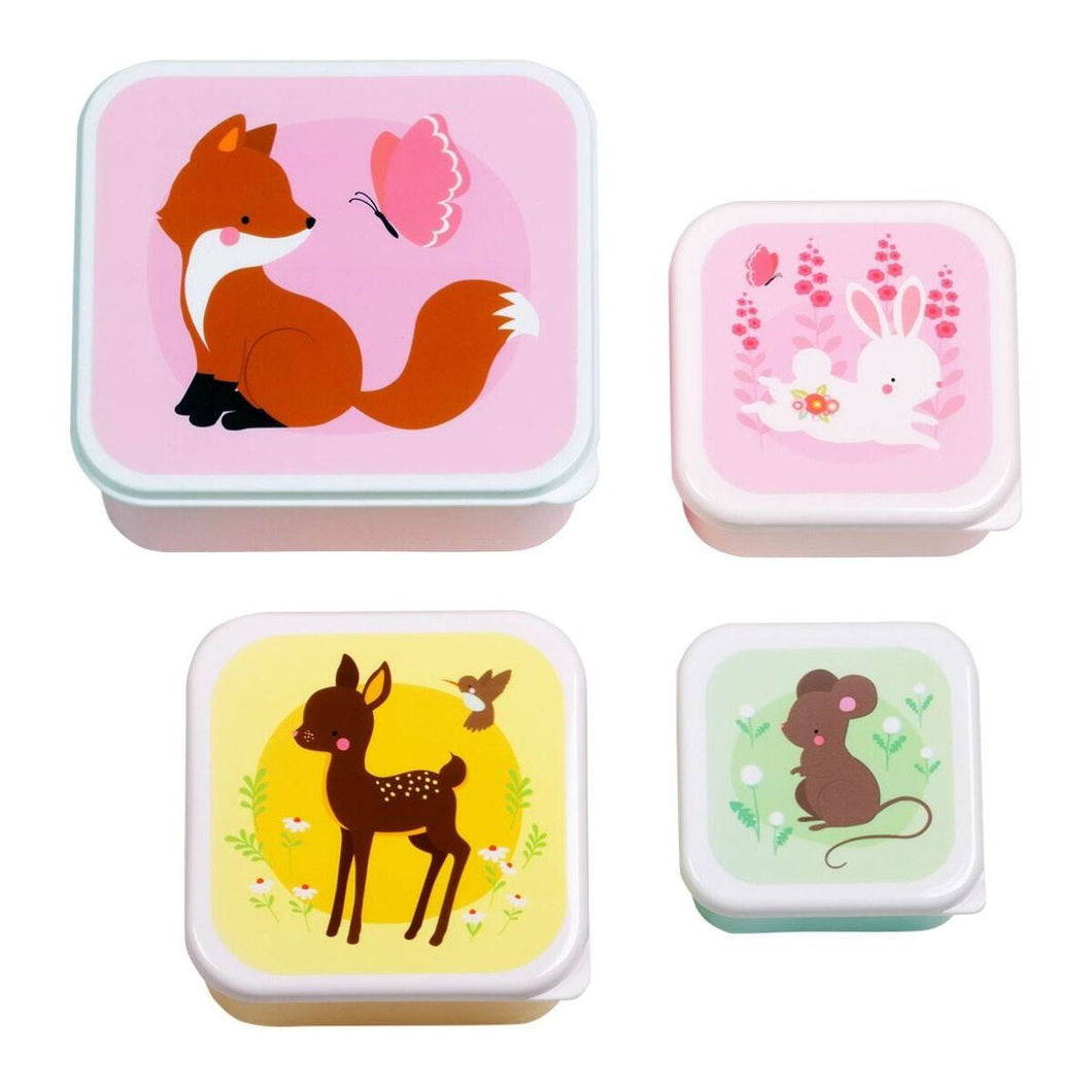 Lunch & snack box set: Forest Friends