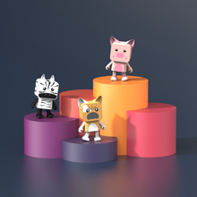 Load image into Gallery viewer, Dancing Animals
