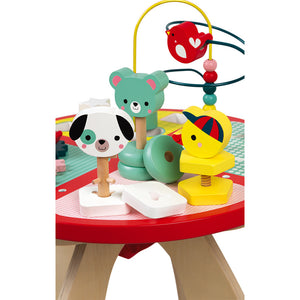 Wooden baby forest activity table