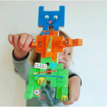 Load image into Gallery viewer, Wooden Construction Set - Robot
