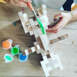 Wooden Construction Set - Robot
