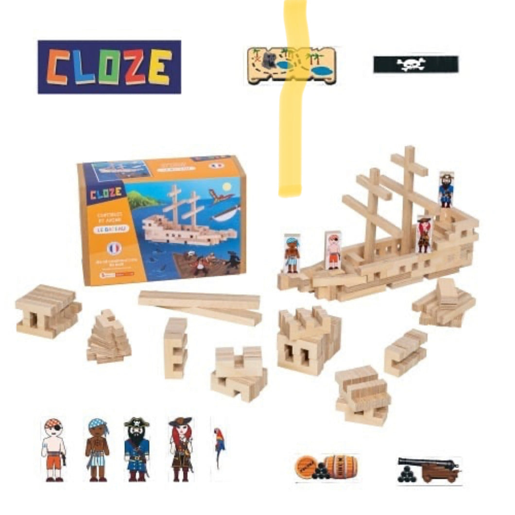 Wooden Construction Set - Boat