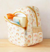 Load image into Gallery viewer, Backpack with insulated compartment: Rainbows

