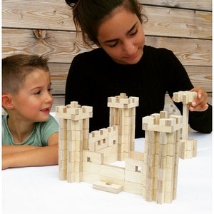 Wooden Construction Set - 100 Pieces Basic