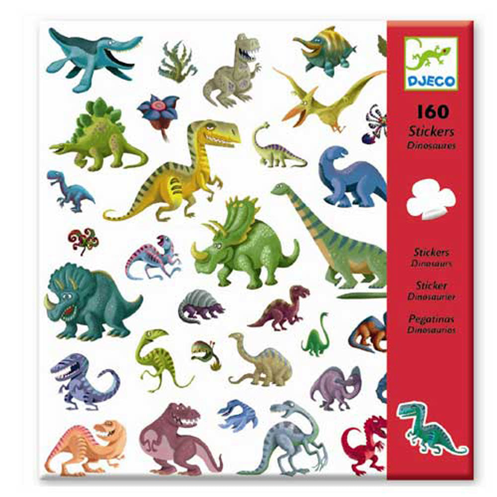 160 Stickers - dinosaurs
