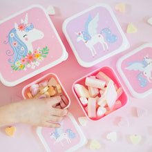 Load image into Gallery viewer, Lunch &amp; snack box set: Unicorn
