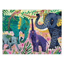 Load image into Gallery viewer, Asian Elephants Puzzle - 300 pieces

