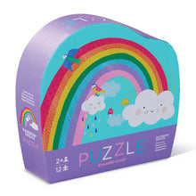 Load image into Gallery viewer, Mini puzzle rainbow 12-pc
