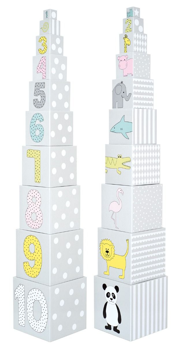 Stacking cubes 1-10