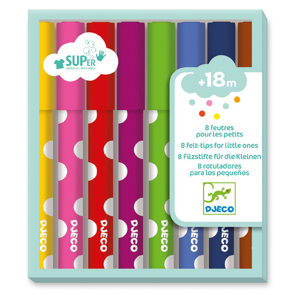 8 Felt-Tips for Little Ones