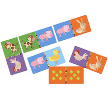 Load image into Gallery viewer, Domino puzzle - animals
