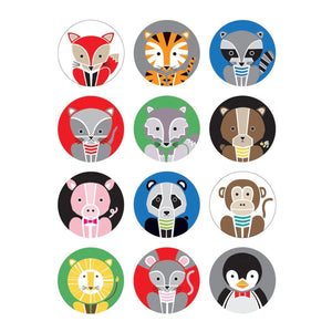 Mini memory match game - geometric animals