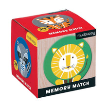 Load image into Gallery viewer, Mini memory match game - geometric animals
