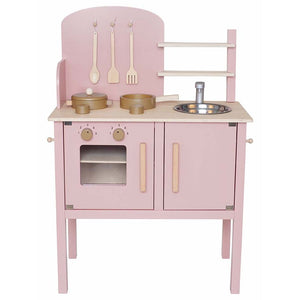 Kitchen with pot & pan - Pink