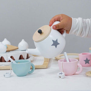 Wooden afternoon tea
