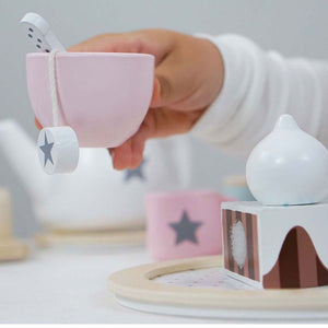 Wooden afternoon tea