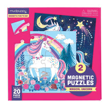 Load image into Gallery viewer, Magnetic puzzle - magical unicorn
