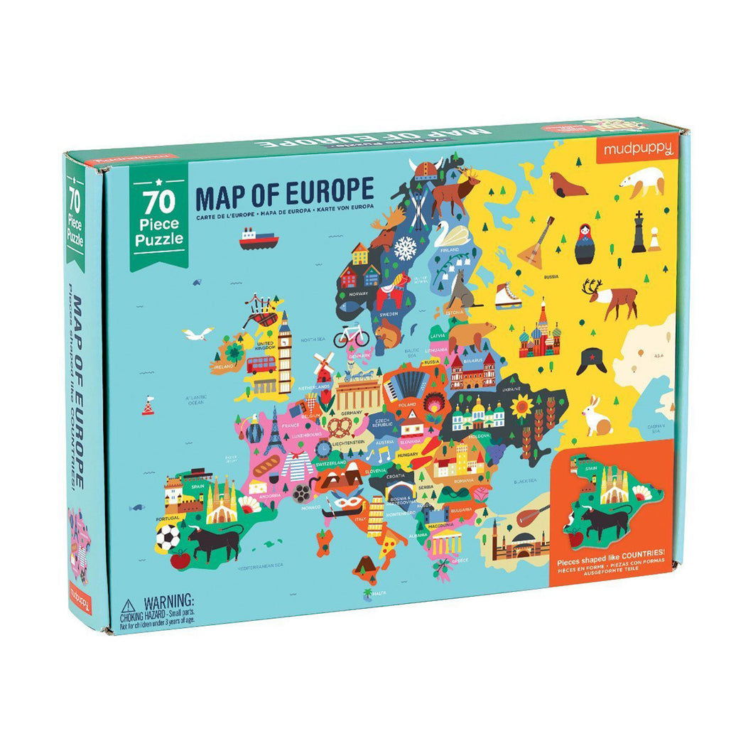 Map Of Europe geography puzzle