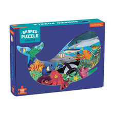 Load image into Gallery viewer, Shaped scene puzzle - ocean life 300 piece

