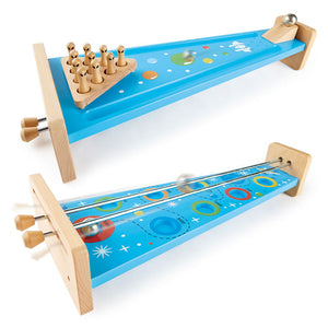 2-in-1 Wooden Games - Steer for the Stars & Bowling