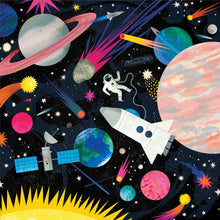 Load image into Gallery viewer, Glow-in-the-dark family puzzle - space 500 Piece
