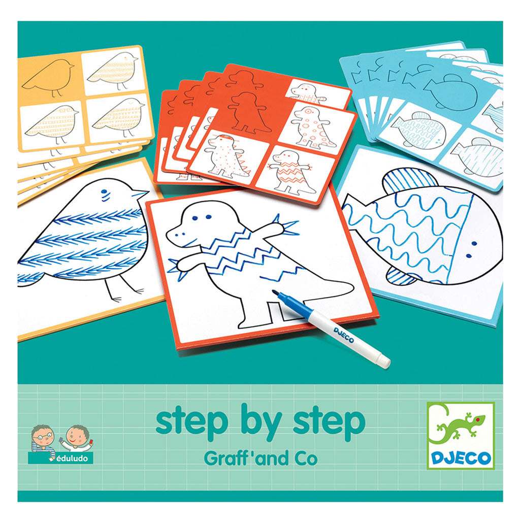 Step by step drawing - Graff and co.