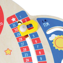 Load image into Gallery viewer, Wooden Learning Calendar - Space
