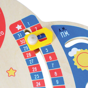 Wooden Learning Calendar - Space