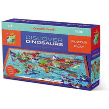 Load image into Gallery viewer, Discover puzzle dinosaurs 100-pc
