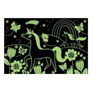 Glow-in-the-dark puzzle - unicorn