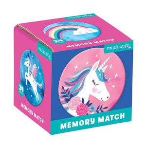 Mini memory match game - unicorn magic