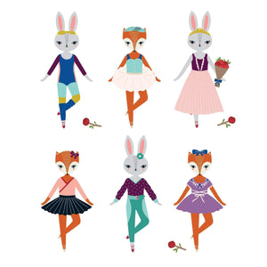 Magnetic Dress-up woodland ballet
