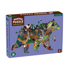 Load image into Gallery viewer, Shaped scene puzzle - woodland forest 300 piece
