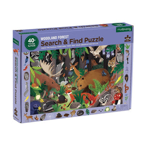 Search & Find puzzle - woodland forest