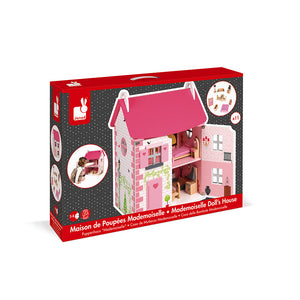 Wooden Mademoiselle doll's house